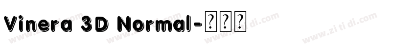 Vinera 3D Normal字体转换